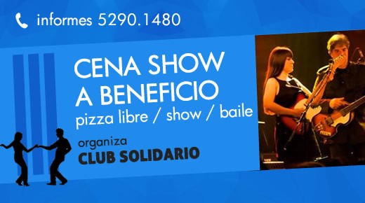 CENA SHOW A BENEFICIO